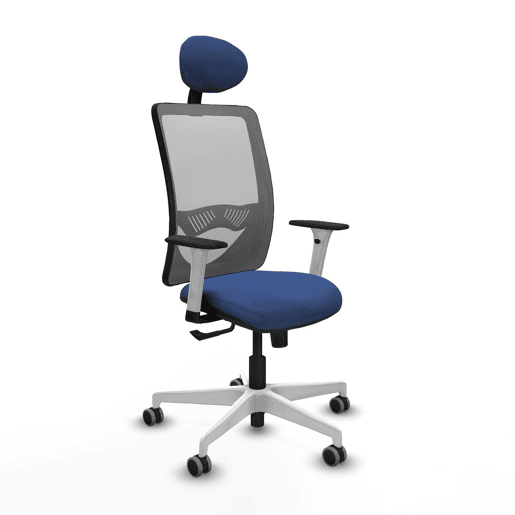 Cadeira de escritório com apoio para a cabeça Zulema Piqueras y Crespo 1B026G1 Azul Marinho Cadeira de escritório com apoio para a cabeça Zulema Piqueras y Crespo 1B026G1 Azul Marinho