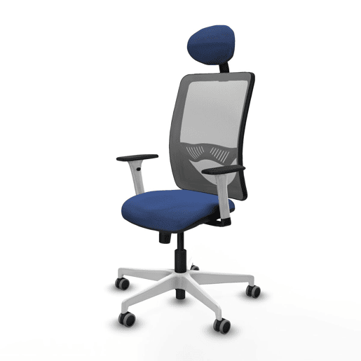 Cadeira de escritório com apoio para a cabeça Zulema Piqueras y Crespo 1B026G1 Azul Marinho Cadeira de escritório com apoio para a cabeça Zulema Piqueras y Crespo 1B026G1 Azul Marinho