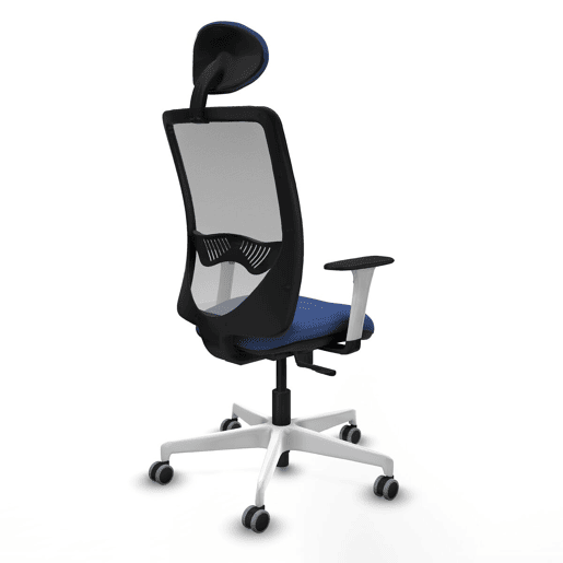 Cadeira de escritório com apoio para a cabeça Zulema Piqueras y Crespo 1B026G1 Azul Marinho Cadeira de escritório com apoio para a cabeça Zulema Piqueras y Crespo 1B026G1 Azul Marinho