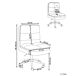 Beliani Silla ejecutiva ADDISON Beliani Silla ejecutiva ADDISON Blanco