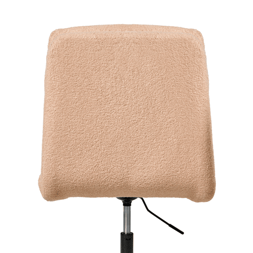 Cadeira de escritório ADDISON Bouclé Rosa pêssego