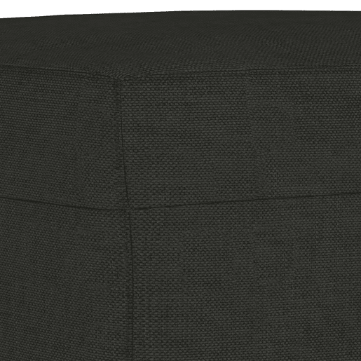 vidaXL 4 pcs conjunto de sofás com almofadas tecido preto