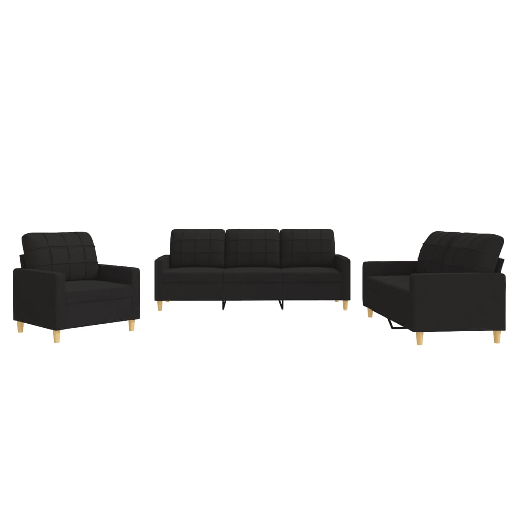 Conjunto De Sofás Negro