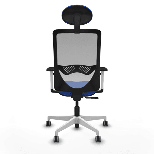 Cadeira de escritório com apoio para a cabeça Zulema Piqueras y Crespo 1B026G1 Azul