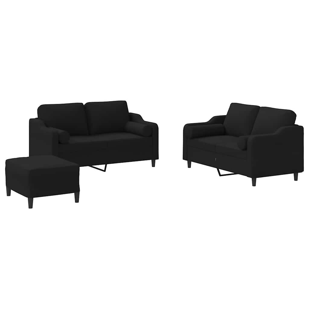 Conjunto De Sofás Negro