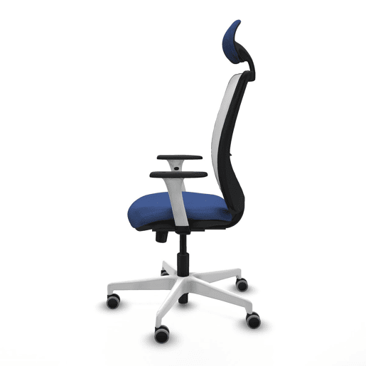 Cadeira de escritório com apoio para a cabeça Zulema Piqueras y Crespo 1B026G1 Azul Marinho