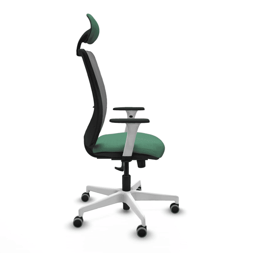 Cadeira de escritório com apoio para a cabeça Zulema Piqueras y Crespo 1B026G1 Verde Esmeralda