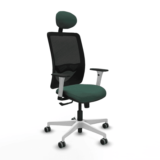 Cadeira de escritório com apoio para a cabeça Zulema Piqueras y Crespo 1B026G1 Verde Cadeira de escritório com apoio para a cabeça Zulema Piqueras y Crespo 1B026G1 Verde