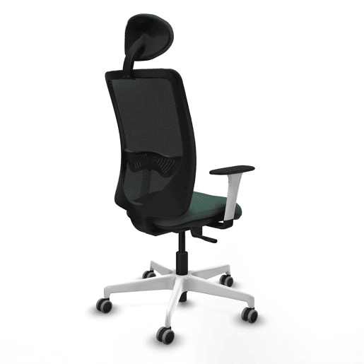 Cadeira de escritório com apoio para a cabeça Zulema Piqueras y Crespo 1B026G1 Verde Cadeira de escritório com apoio para a cabeça Zulema Piqueras y Crespo 1B026G1 Verde