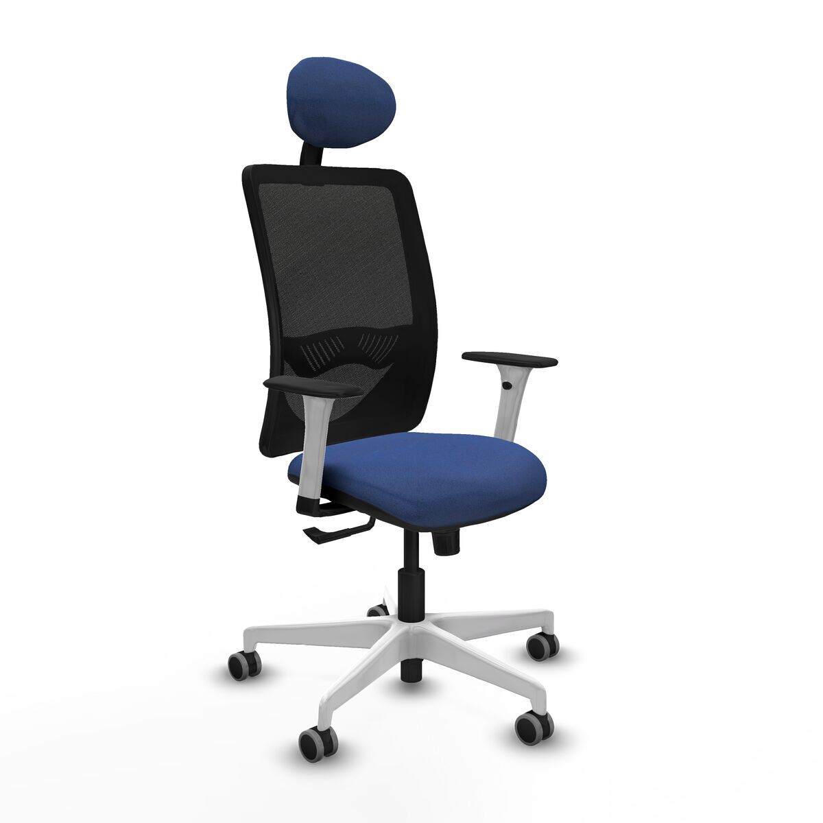 Silla de oficina con cabecero zulema piqueras y crespo 1b026g1 azul marino
