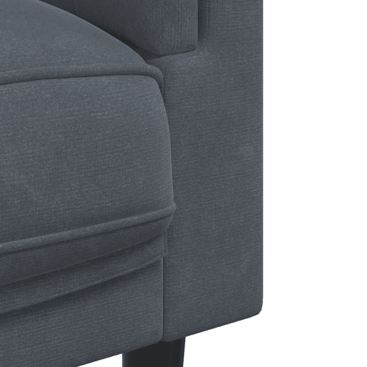 vidaXL 3 pcs conjunto de sofás com almofadas veludo cinzento-escuro vidaXL 3 pcs conjunto de sofás com almofadas veludo cinzento-escuro