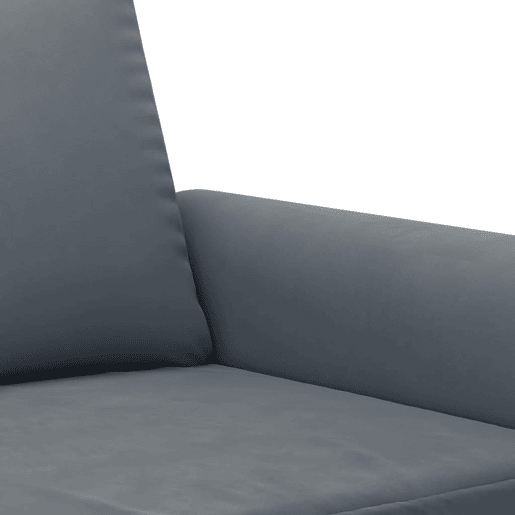 vidaXL 3 pcs conjunto de sofás com almofadões veludo cinzento-escuro vidaXL 3 pcs conjunto de sofás com almofadões veludo cinzento-escuro