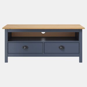 Móvel de TV - Modulo de TV - Armário de TV Hill 110x40x47 cm pinho maciço cinzento