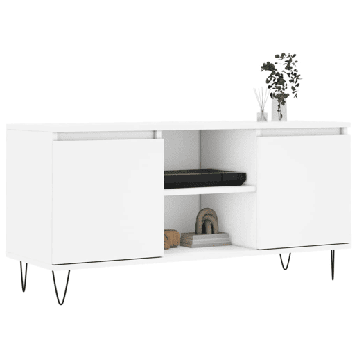Móvel de TV - Modulo de TV - Armário de TV 104x35x50 cm derivados de madeira branco