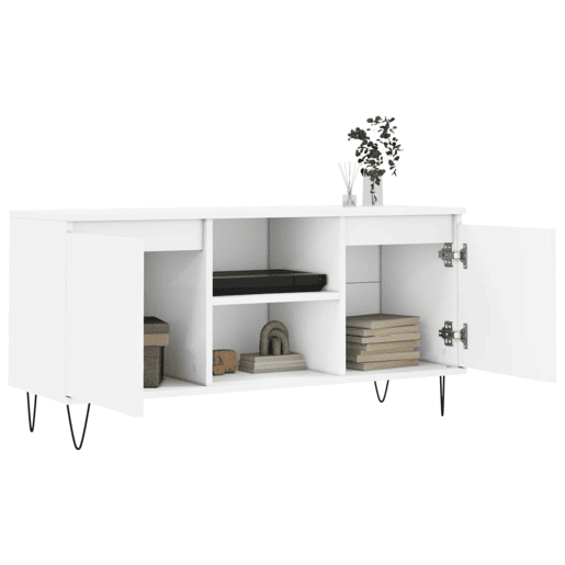 Móvel de TV - Modulo de TV - Armário de TV 104x35x50 cm derivados de madeira branco