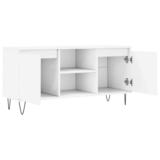 Móvel de TV - Modulo de TV - Armário de TV 104x35x50 cm derivados de madeira branco