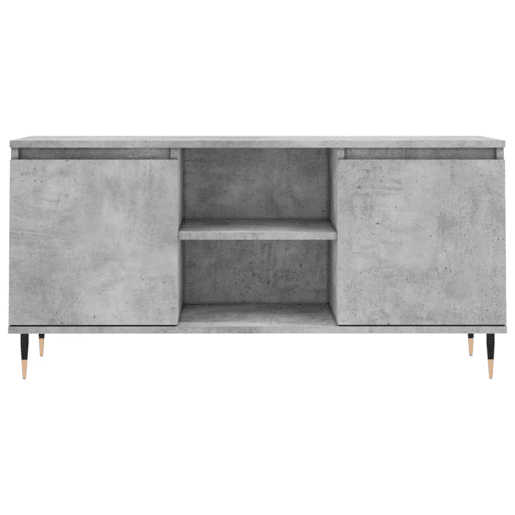 Móvel de TV - Modulo de TV - Armário de TV 104x35x50 cm derivados de madeira cinzento cimento