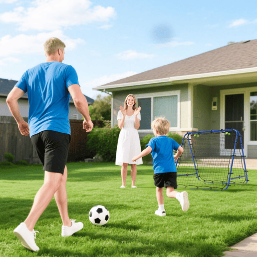 HOMCOM Rede de Rebote Dobrável para Treino Desportivo Ajustável em 5 Níveis de Ângulo com Tubo de Aço para Futebol Ténis e Basebol 100x95x90 cm Azul
