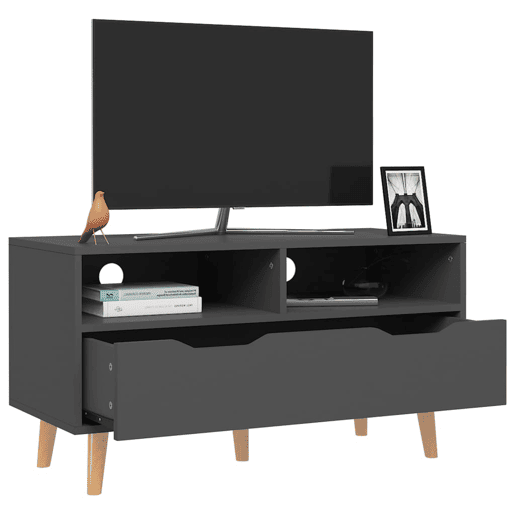 Móvel de TV - Modulo de TV - Armário de TV 90x40x48,5 cm derivados de madeira cinza