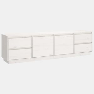 Móvel de TV - Modulo de TV - Armário de TV 176x37x47,5 cm madeira de pinho maciça branco