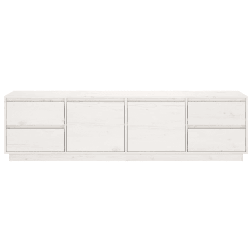 Móvel de TV - Modulo de TV - Armário de TV 176x37x47,5 cm madeira de pinho maciça branco