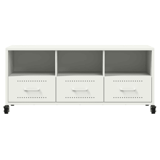 Móvel de TV - Modulo de TV - Armário de TV 100,5x39x43,5 cm aço branco