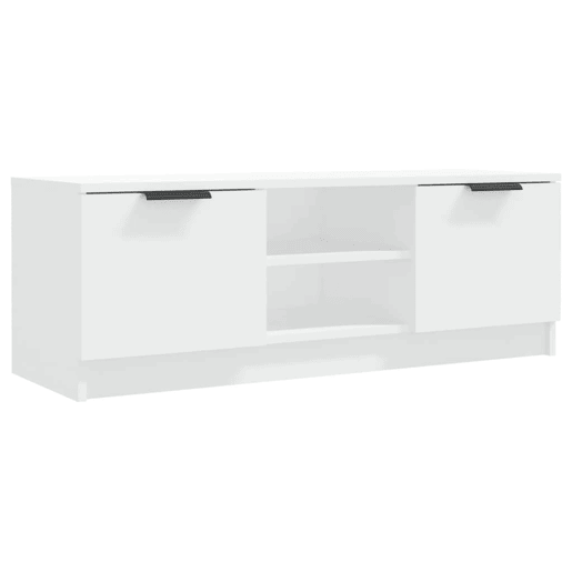 Móvel para TV - Móvel de TV - Armário de TV 102x35x36,5 cm madeira processada branco