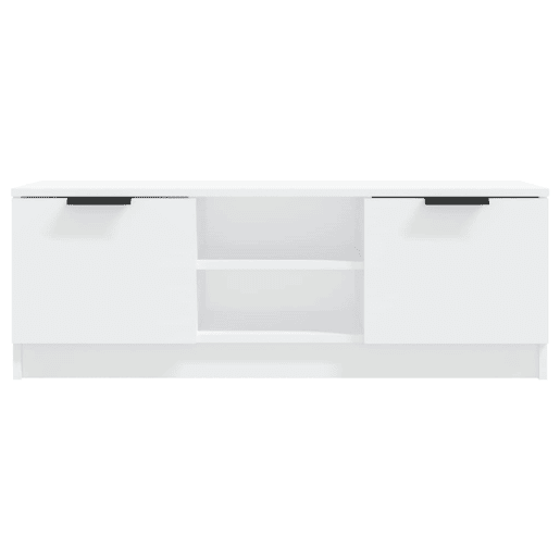 Móvel para TV - Móvel de TV - Armário de TV 102x35x36,5 cm madeira processada branco