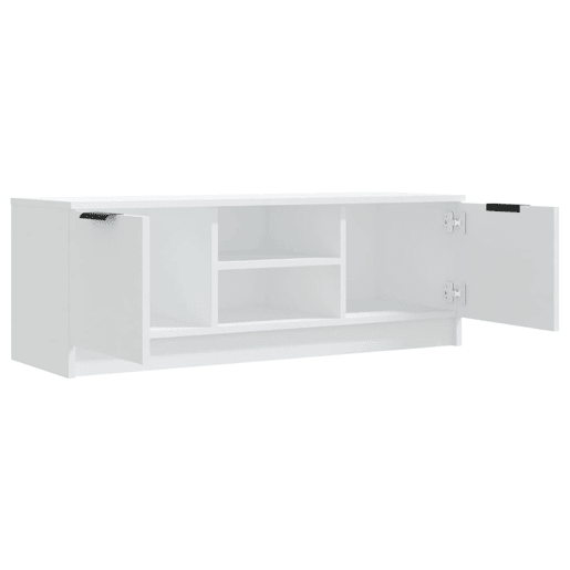 Móvel para TV - Móvel de TV - Armário de TV 102x35x36,5 cm madeira processada branco