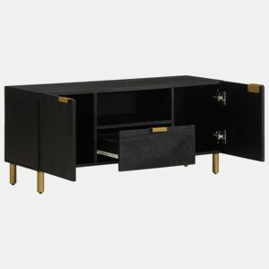 Móvel de TV - Modulo de TV - Armário de TV 105x33x46 cm derivados de madeira preto