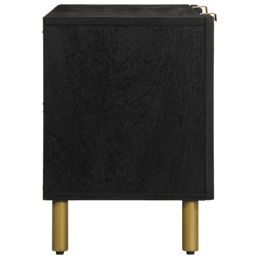 Móvel de TV - Modulo de TV - Armário de TV 105x33x46 cm derivados de madeira preto Móvel de TV - Modulo de TV - Armário de TV 105x33x46 cm derivados de madeira preto