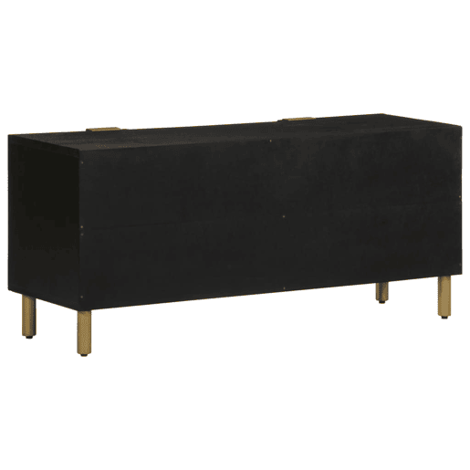Móvel de TV - Modulo de TV - Armário de TV 105x33x46 cm derivados de madeira preto Móvel de TV - Modulo de TV - Armário de TV 105x33x46 cm derivados de madeira preto