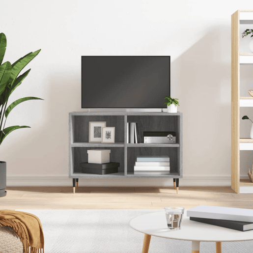 Móvel de TV - Modulo de TV - Armário de TV 69,5x30x50 cm derivados de madeira cinzento sonoma