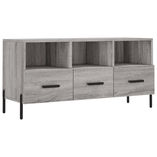 Móvel de TV - Modulo de TV - Armário de TV 102x36x50 cm derivados de madeira cinzento sonoma