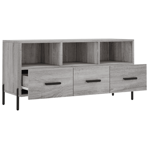 Móvel de TV - Modulo de TV - Armário de TV 102x36x50 cm derivados de madeira cinzento sonoma