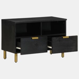 Móvel de TV - Modulo de TV - Armário de TV 70x33x46 cm derivados de madeira preto