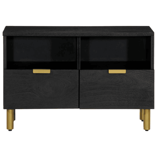 Móvel de TV - Modulo de TV - Armário de TV 70x33x46 cm derivados de madeira preto