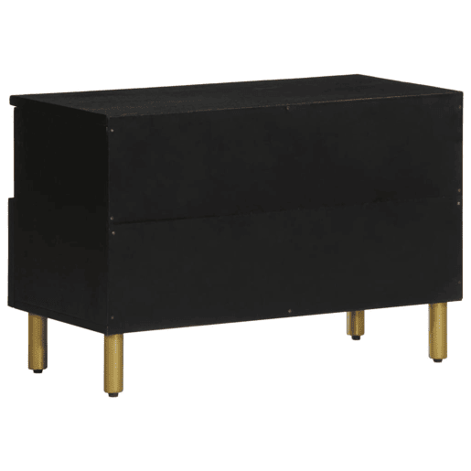 Móvel de TV - Modulo de TV - Armário de TV 70x33x46 cm derivados de madeira preto