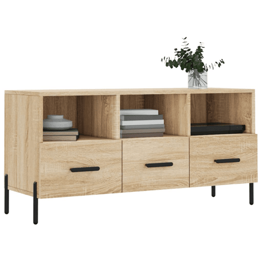 Móvel de TV - Modulo de TV - Armário de TV 102x36x50 cm derivados de madeira carvalho sonoma