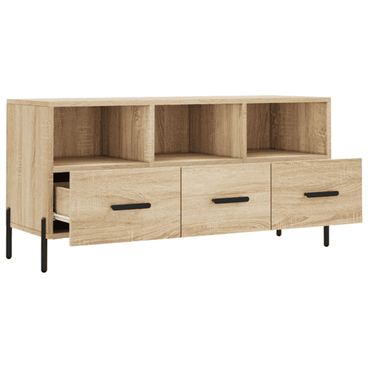 Móvel de TV - Modulo de TV - Armário de TV 102x36x50 cm derivados de madeira carvalho sonoma