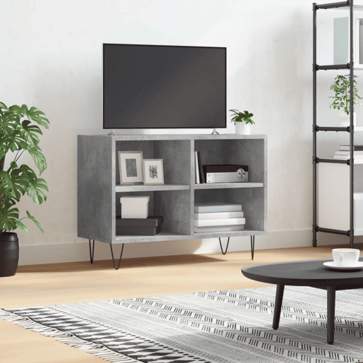 Móvel de TV - Modulo de TV - Armário de TV 69,5x30x50 cm derivados de madeira cinzento cimento