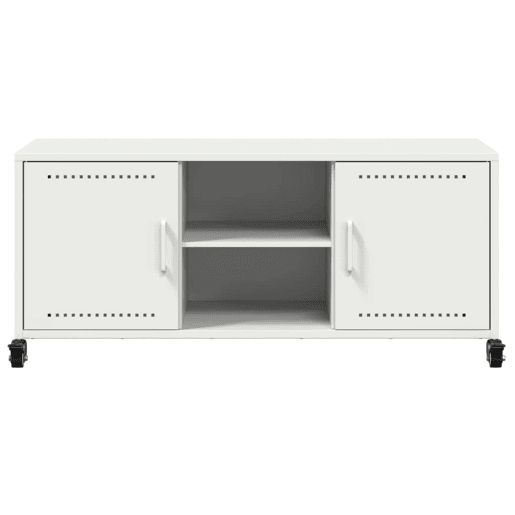Móvel de TV - Modulo de TV - Armário de TV 100,5x39x43,5 cm aço branco