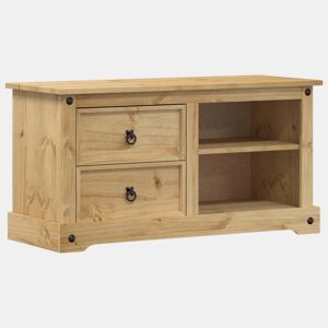 Móvel de TV - Modulo de TV - Armário de TV Corona 100x40x52 cm madeira de pinho maciça