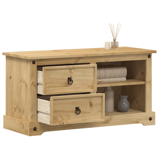 Móvel de TV - Modulo de TV - Armário de TV Corona 100x40x52 cm madeira de pinho maciça
