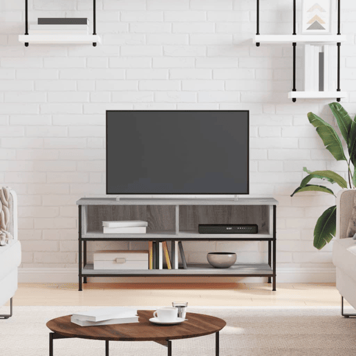 Móvel de TV - Modulo de TV - Armário de TV 100x35x45 cm derivados de madeira cinzento sonoma Móvel de TV - Modulo de TV - Armário de TV 100x35x45 cm derivados de madeira cinzento sonoma