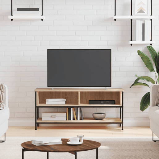 Móvel de TV - Modulo de TV - Armário de TV 100x35x45 cm derivados de madeira carvalho sonoma