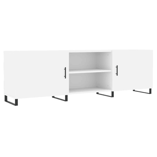 Móvel para TV - Móvel de TV - Armário de TV 150x30x50 cm derivados de madeira branco