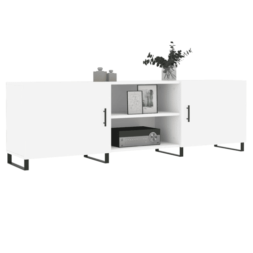 Móvel para TV - Móvel de TV - Armário de TV 150x30x50 cm derivados de madeira branco