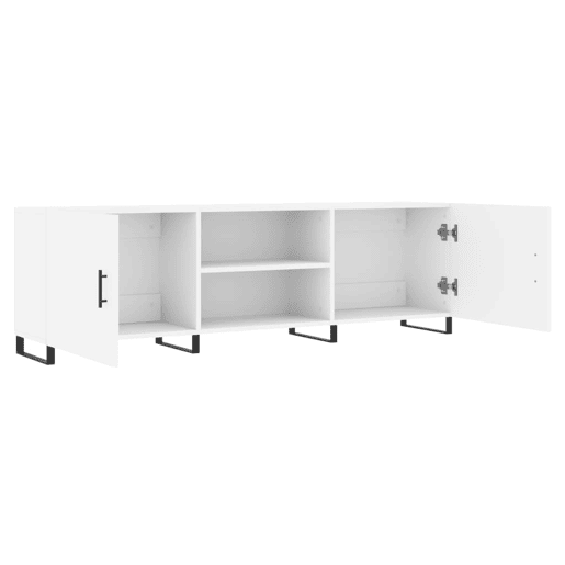 Móvel para TV - Móvel de TV - Armário de TV 150x30x50 cm derivados de madeira branco