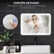 Espejo de Baño Vidrio Templado HOMCOM, hogar - baño Espejo de Baño Vidrio Templado HOMCOM, hogar - baño Gris